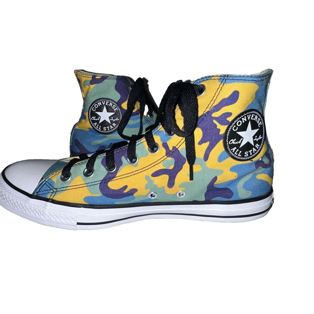 Converse Chuck Taylor Shoes Andy Warhol Camo Unisex Men’s 10 Women’s 12 #149488c